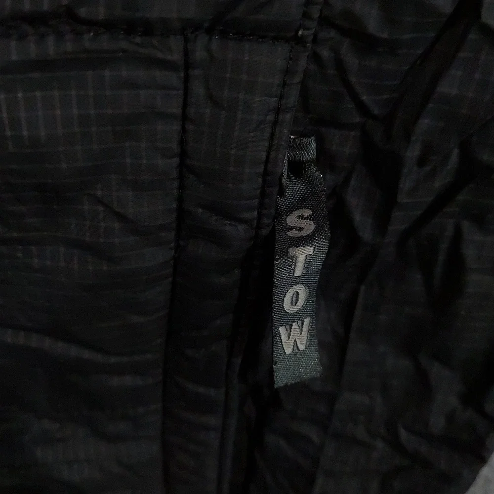 The North Face Puffer Jacket Mens XXL Black Primaloft Stowable Full Zip